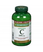 Nature's Bounty Vitamin C Chewable Tablets Value Size
